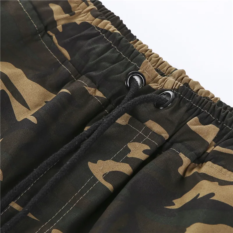 Для мужчин штаны Карго спортивные Slim Fit мотобрюки повседневное карандаш Jogger Военная Униформа армии Брюки для девочек армейские