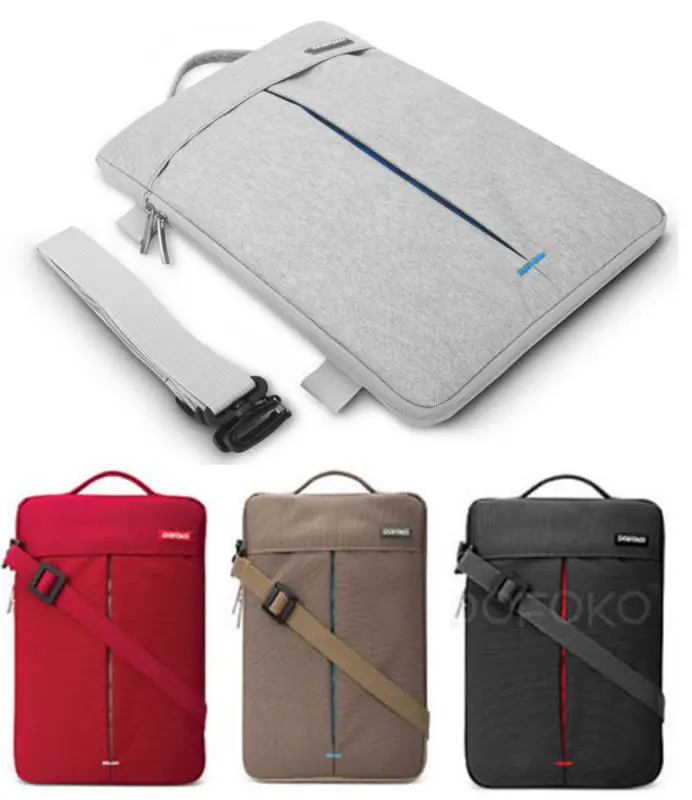 11, 12, 13, 15,4 дюймов Сумка для ноутбука, сумка через плечо для ноутбука, мужская и женская сумка, чехол для Macbook Air Pro