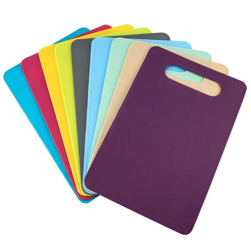 

Kitchen Plastic Chopping Board Antibacterial Non-Slip Cutting Board Chopping Block (Random Color)