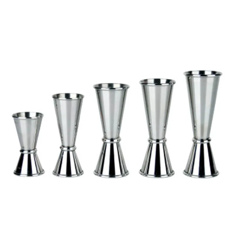 

Japanese-Style Double Cocktail Jigger- Accurate Measure for Cocktail Recipes - Stainless Steel