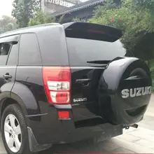 Para suzuki vitara spoiler abs material asa traseira do carro primer cor spoiler traseiro para suzuki grand vitara spoiler 2009-2013