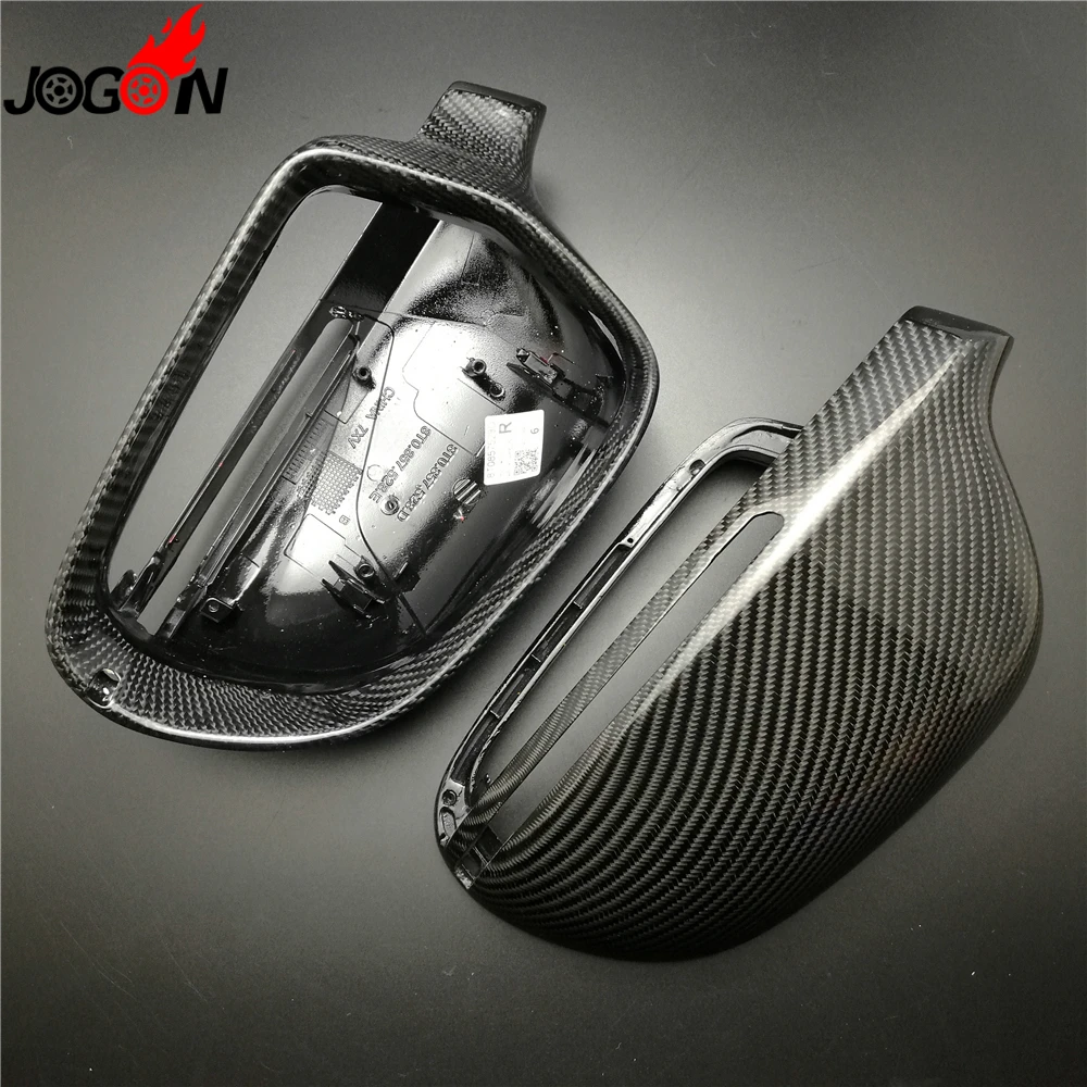 

Carbon Fiber For Audi A6 S6 RS6 4F C6 09-11 Q3 RS Q3 2011-15 A8 S8 D3 4E 07-2009 Car Side Rearview Back Mirror Cover Replacement