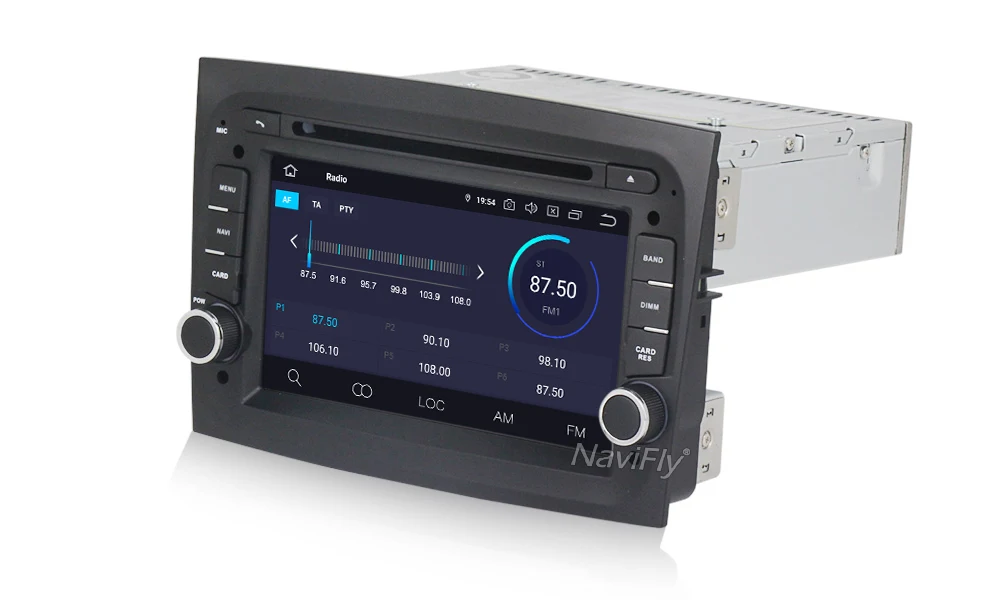 Excellent NaviFly IPS Screen DSP Android9.0 HD 1024*600 CAR DVD player gps navigator for Fiat Doblo 2016 car DAB OBD2 DVR view camera 21