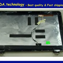 Красный задняя крышка и передняя рамка и набор петель для Dell 13R N3010 ЖК-дисплей задняя крышка с витаминами A и B Корпус чехол+ шарниры