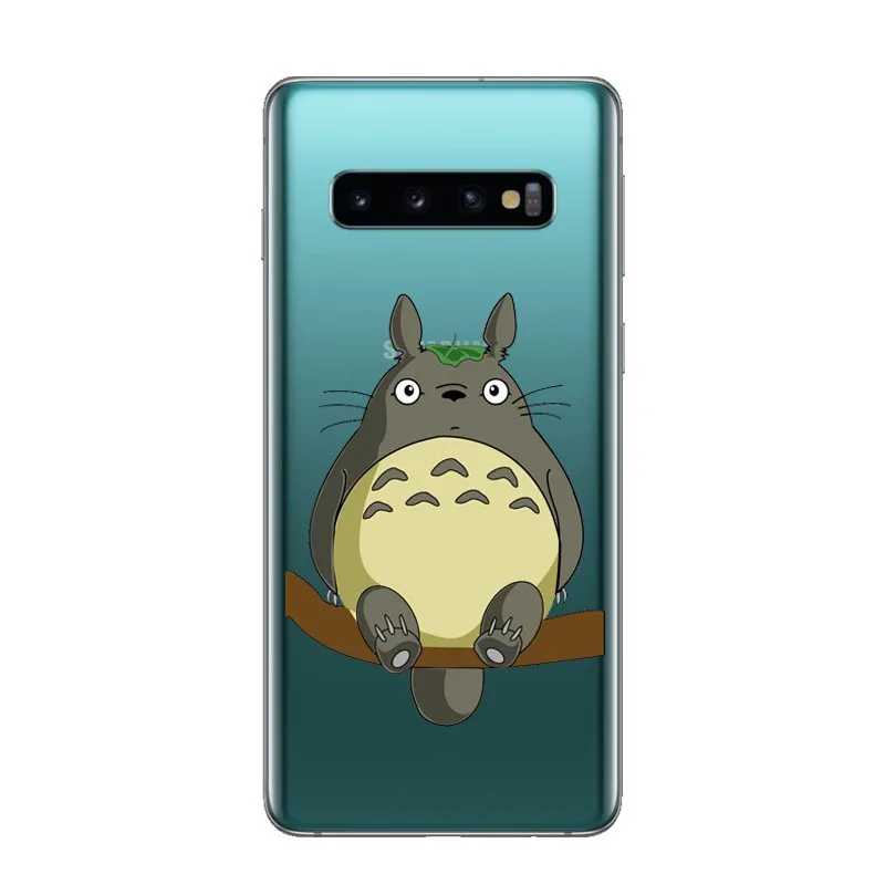 МИЛЫЙ Тоторо Унесенные призраками Ghibli Аниме Миядзаки мягкий чехол для Samsung Galaxy J3 J5 J7 J7 ЕС J6 J8 NOTE 8, 9