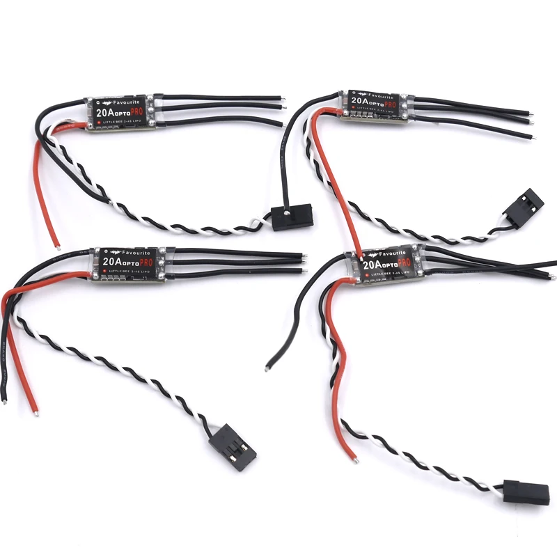 FVT LittleBee 20A OPTO PRO ESC Little bee BLHeli 2-4 S поддерживает OneShot125 для Martian RC вертолет