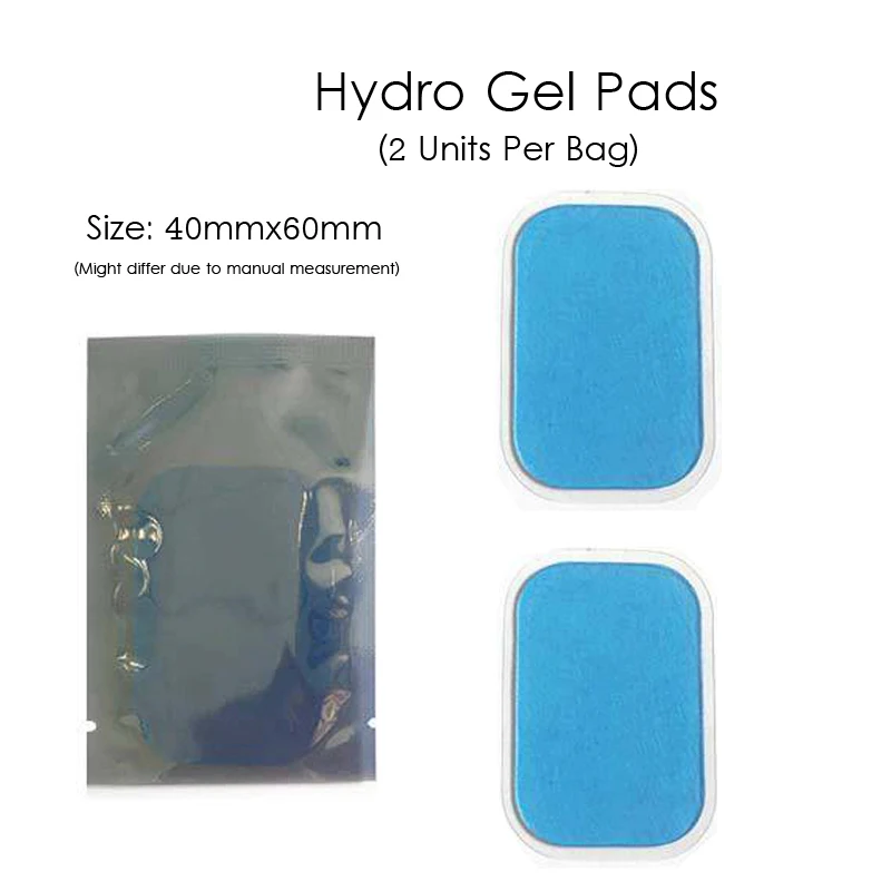 

2PCS Replecament Gel Stickers Patch Pads Silicone Hydrogel Mat For Wireless Smart EMS Abdominal Muscles Training Body Massager