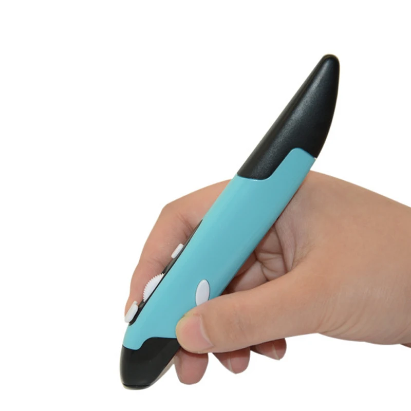 

2.4G Wireless Pointing Mouse Optical USB Pocket Drawing Write Pen Mini PC Mice @JH