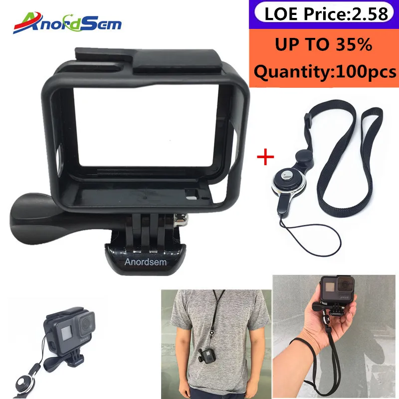 

Anordsem For GoPro Accessories GoPro Hero 7 6 5 Protective Frame Case Camcorder Housing Skeleton For Go Pro Hero 2018 Camera