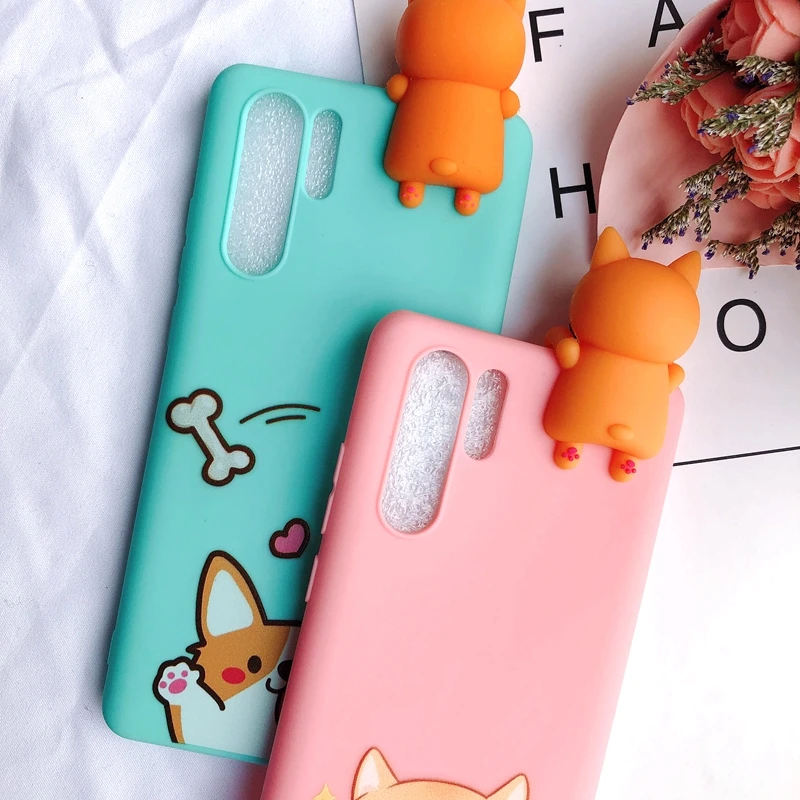 P30 Pro Чехол для Etui huawei P30 Pro Чехол 3D Kawaii панда Единорог силиконовый чехол для Funda huawei P30 Lite P30Pro чехол для телефона