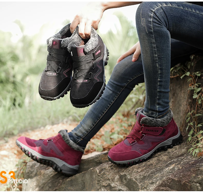 Woman Warm Snow Boots Men (14)