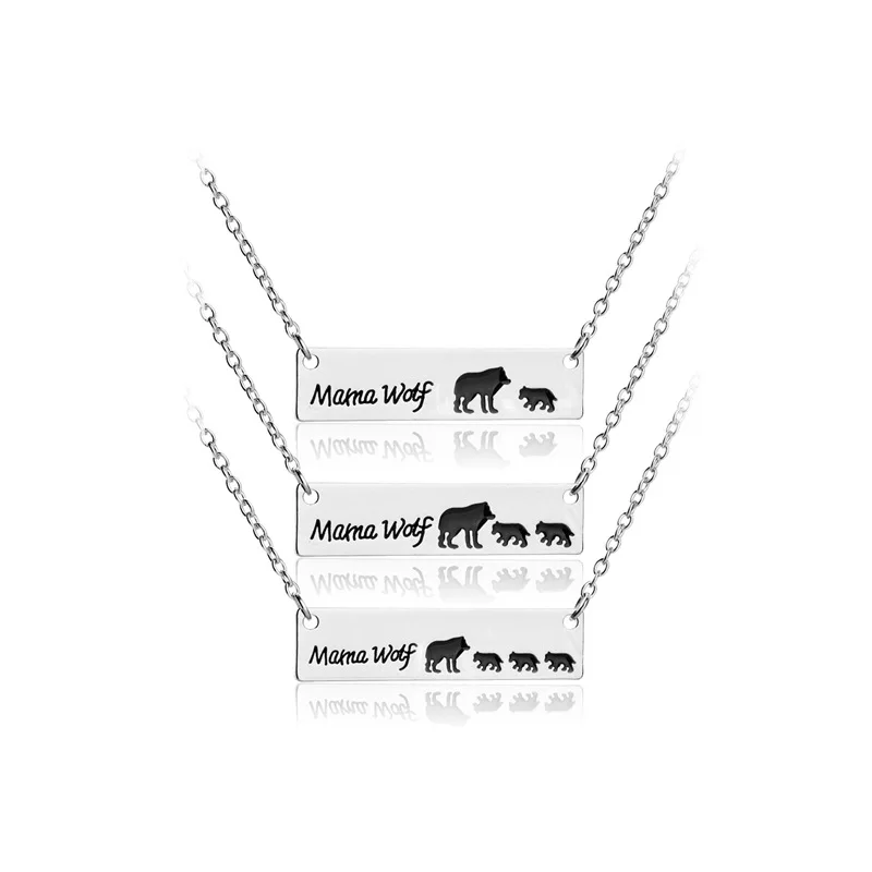 New Fashion Mother s Day Gift Mama Wolf Wolf Mom and one tow three font b