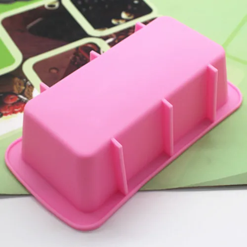Silicone cake toast bread mold Big square brick handmade soap mold