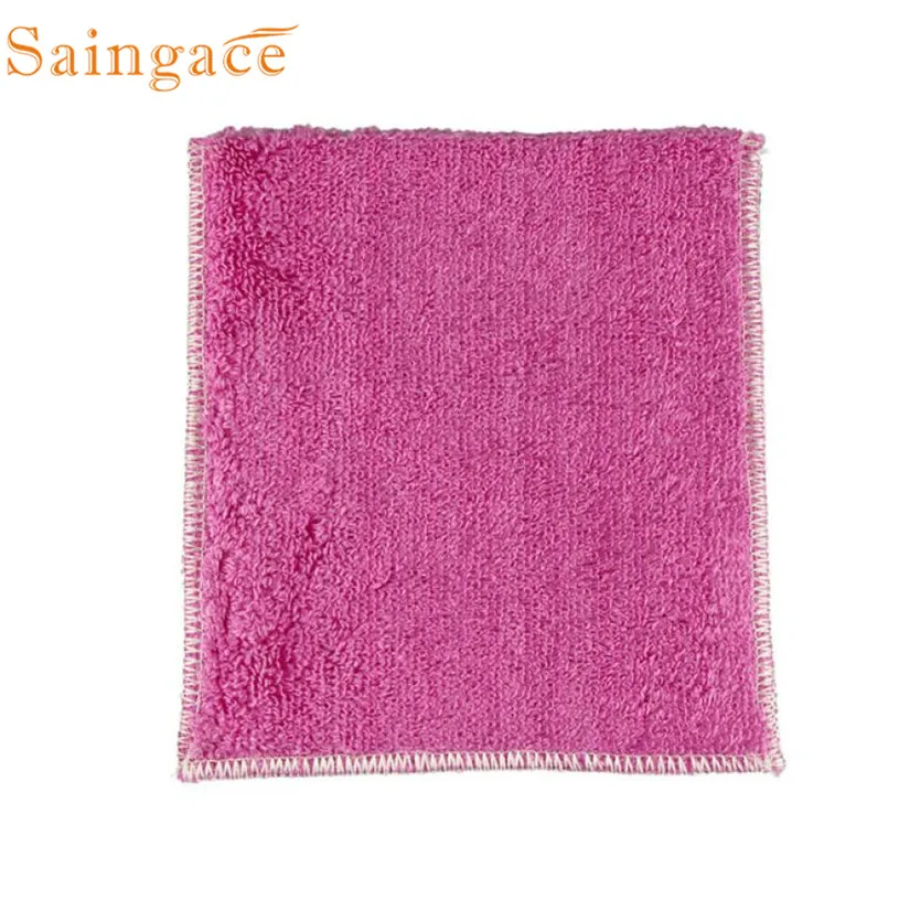 12 unids/set ambiental natural fibra de bambú paño de limpieza cocina lavado gasa de limpieza PANO de limpieza #6