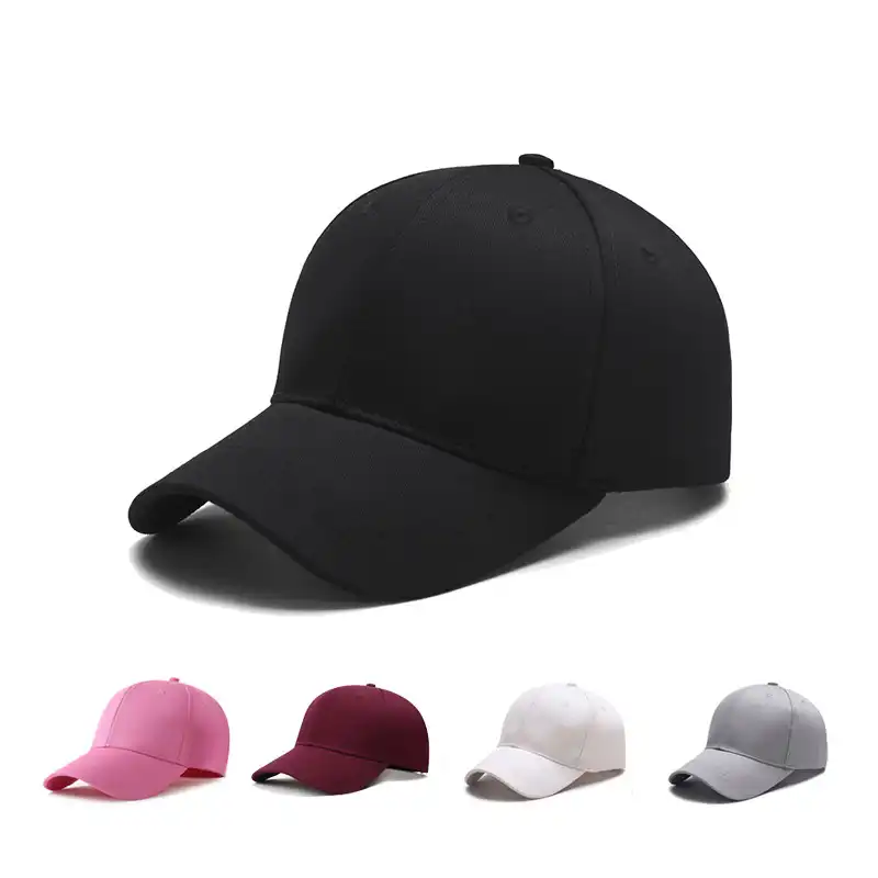 black baseball cap fitted