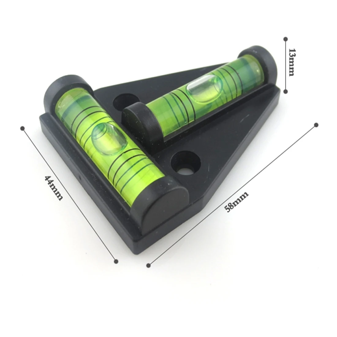 

Measuring Tool Spirit Level Measurement Instrument Triangular Plastic Level Indicator Shell T Type