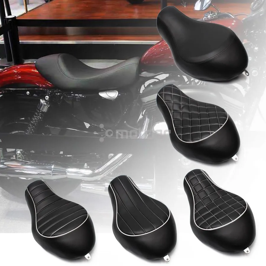

Driver Big Seat Vertical Front Cushion Fits For Harley Sportster XL883 XL883N 05-13 Soft and comfortable