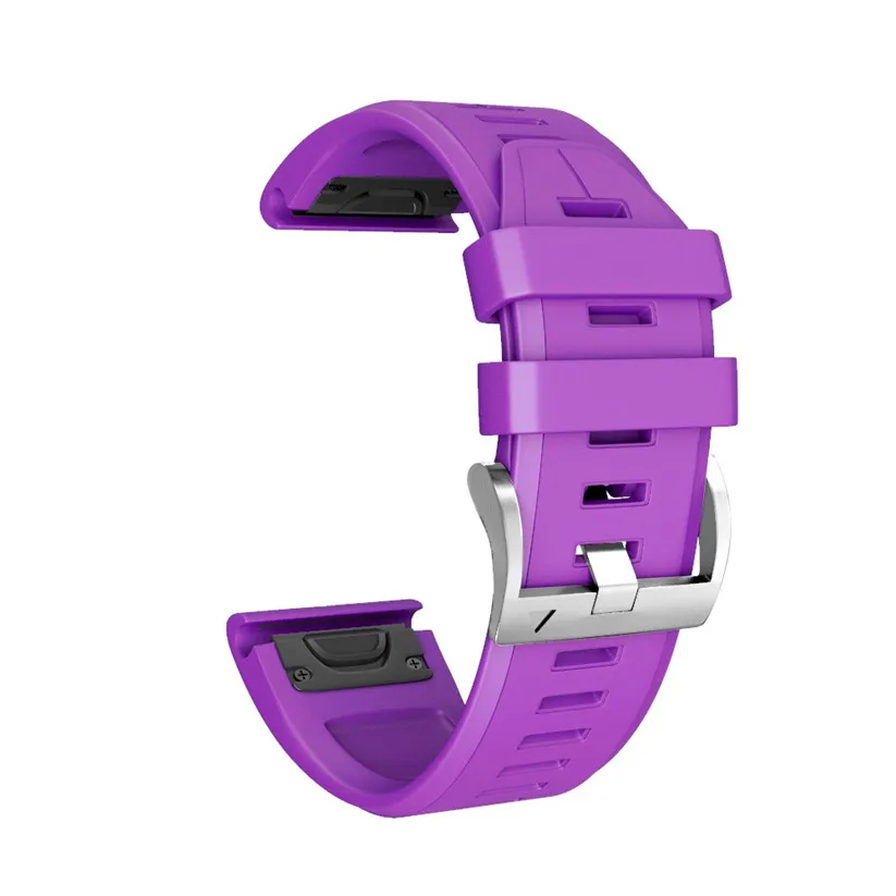 CARPRIE силиконовый браслет Quick Release Easy Fit Wirstband Замена для Garmin Fenix 5 плюс td0810 челнока - Цвет: Purple