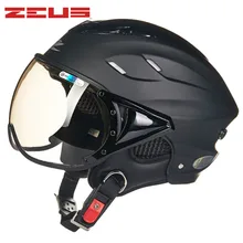 ZEUS сотовый дизайн мотоциклетный шлем с открытым лицом Половина Capacete Da Motocicleta Cascos Para Moto Casque Kask шлем скутер шлемы