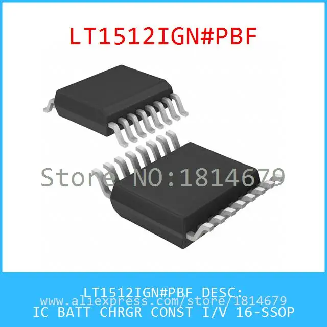 1 Шт./лот LT1512IGN # PBF IC ВАТТ CHRGR ФИКС I/V 16-SSOP 1512 LT1512 |