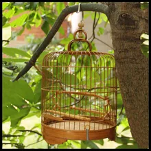 22 24 26cm Acacia embroidered eye old bamboo handmade bird cage 48 52 56 support primary color  bird cage