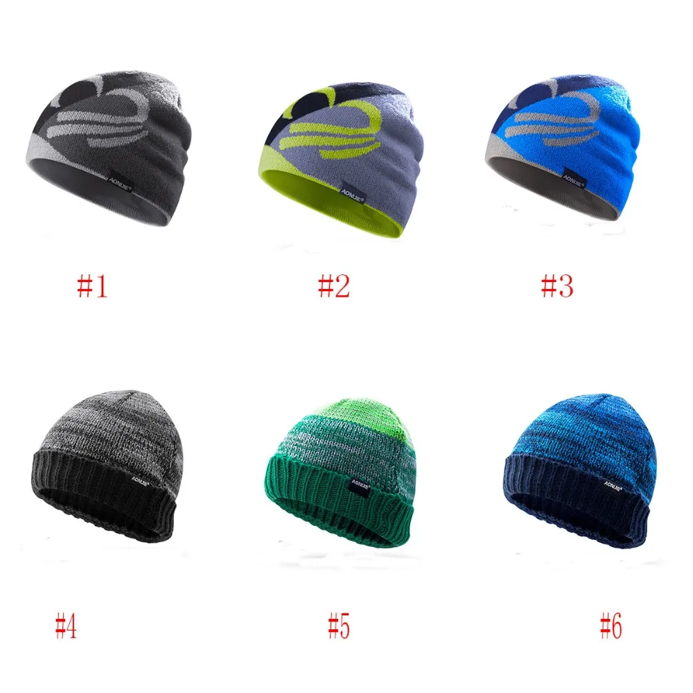 

AONIJIE Winter Warm hats Outdoor Sports Snowboarding Cap Winter Windproof Thick Warm Running Cap Ski Running Caps