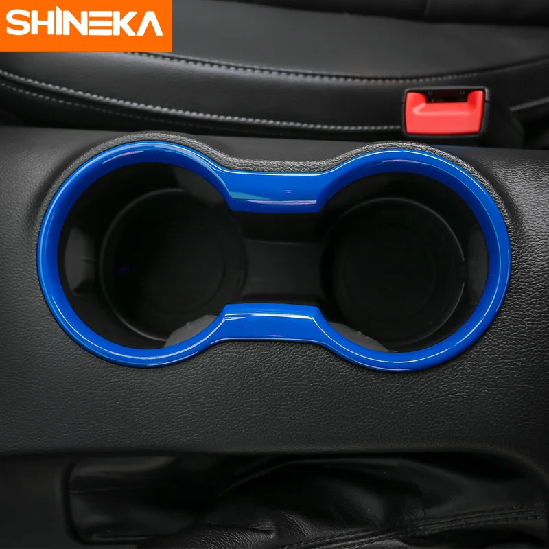 SHINEKA Автомобильная стильная кружка держатель водная чашка декоративный Кронштейн Крышка отделка для Ford Mustang
