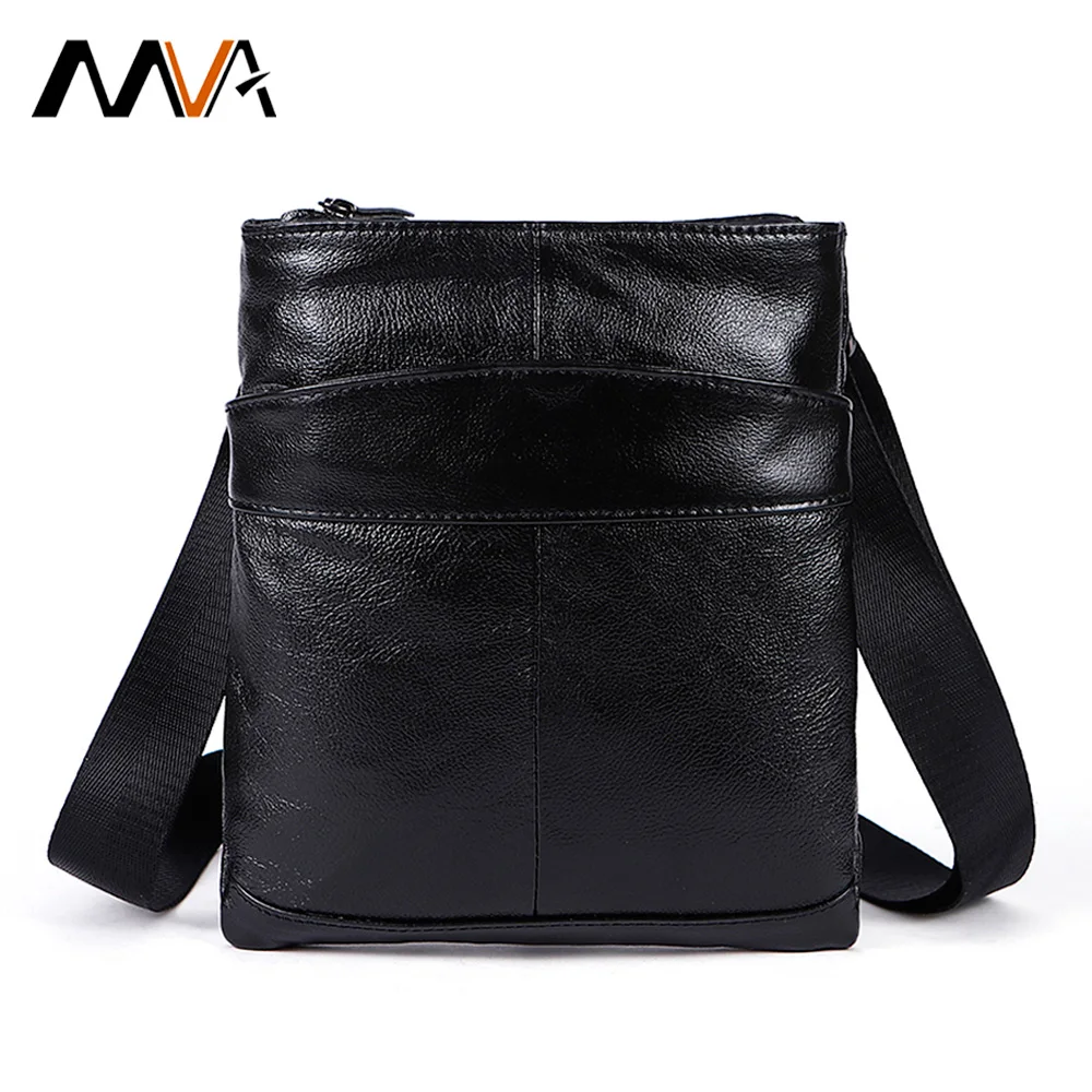MVA Male Bag Genuine Leather Messenger Bag Men Leather Shoulder Bags male Small Casual Crossbody Bags for Man mini ipad Flap 703 MVA Male Bag Genuine Leather Messenger Bag Men Leather Shoulder Bags male Small Casual Crossbody Bags for Man mini ipad Flap 703