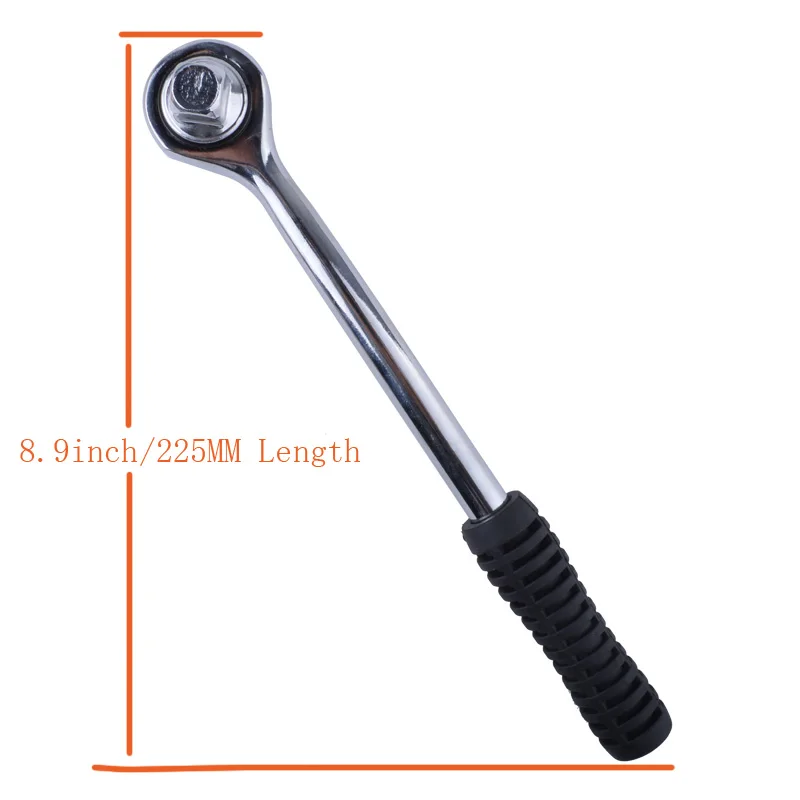 

1/2" Drive 8.9-inch Quick Release Forward/Reverse Ratchet Spanner Socket Wrench