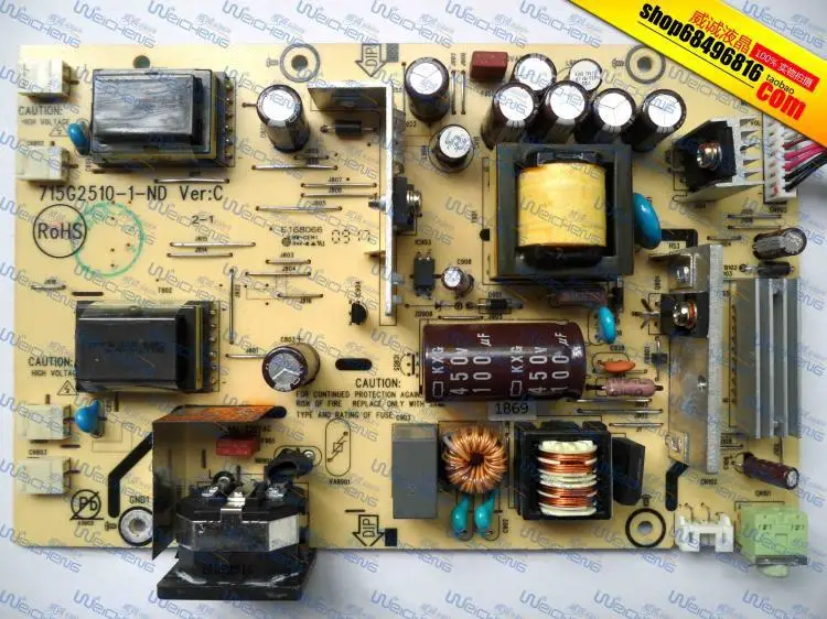 

Free Shipping>FTD-G732AS power board 715G2510-1-ND pressure plate-Original 100% Tested Working