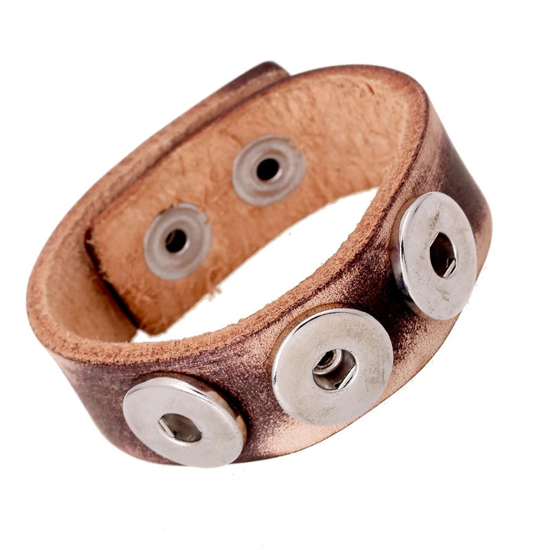 

Handmade Bracelet Punk Rock Rivet Bracelet & Bangles For Women Man Stud Leather Leisure Wristband Pulseira Masculina Bileklik