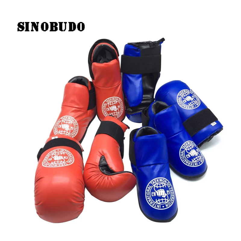 Training Protector Taekwondo Glove Hand Foot Guard Instep Martial Arts Sparring
