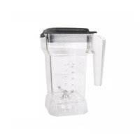 1-1.5L Capacity Square Container Jar Jug Pitcher Cup Bottom With Serrated Blades Lid For Commercial Blender BD-9001 Spare Parts 2