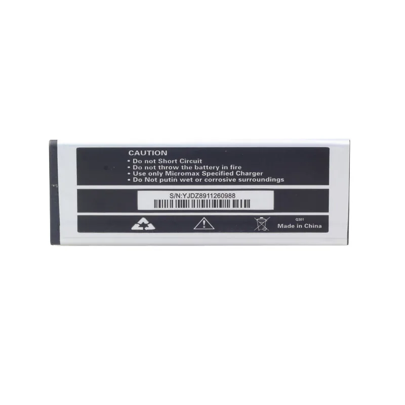 

Battery For Micromax Q301 Battery High Quality 1800mAh Accumulator