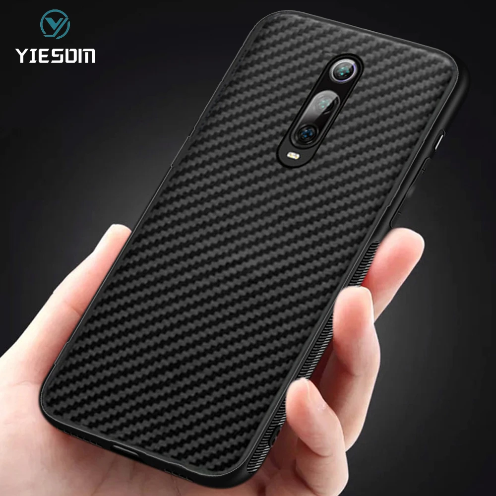 

Carbon Fiber Case For Xiaomi Redmi K20 Pro Redmi 7 6A 6 S2 Ultra Thin Soft TPU Silicon Cases For Xiaomi Mi 9 SE Mi 8 Lite Cover