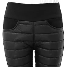 Утолщенные хлопковые зимние теплые штаны для женщин с эластичной талией, женские обтягивающие брюки, женские повседневные леггинсы, верхняя одежда, женские штаны