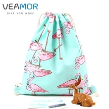 VEAMOR font b Bag b font for Girls School Shoes Fashion Flamingos Shoes font b Bags