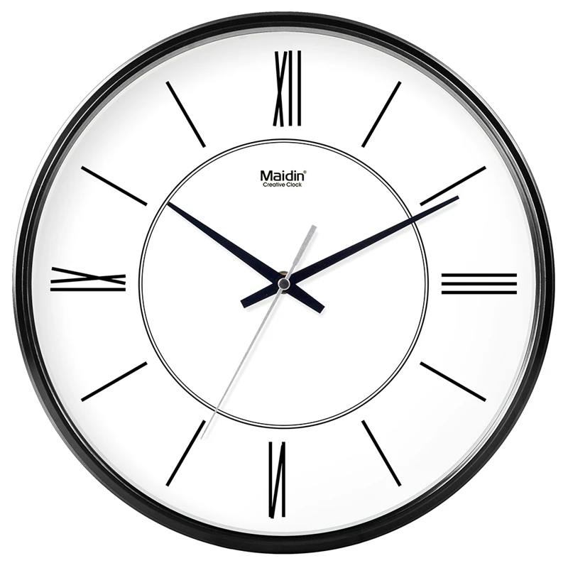 Maidin Big Ben Roman numerals Design Wall Clock,Silence Quartz Sweep
