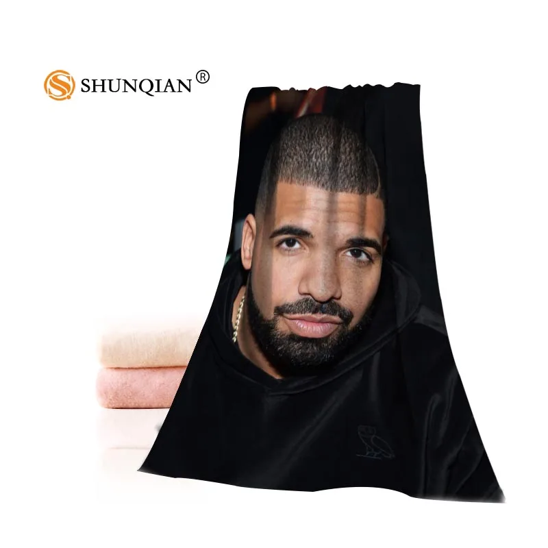 Горячее предложение на заказ Aubrey Drake Graham полотенце напечатанное хлопковое лицо/банные полотенца из микрофибры Ткань для детей, мужчин и женщин полотенце для душа s A7.24-1 - Цвет: 17