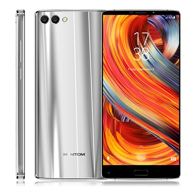 HOMTOM S9 Plus, 18:9 HD+ 5,9", полный дисплей, сотовый телефон MT6750T, четыре ядра, 4 Гб ram, 64 ГБ rom, двойная задняя камера, мобильный телефон - Цвет: Global Version Silve