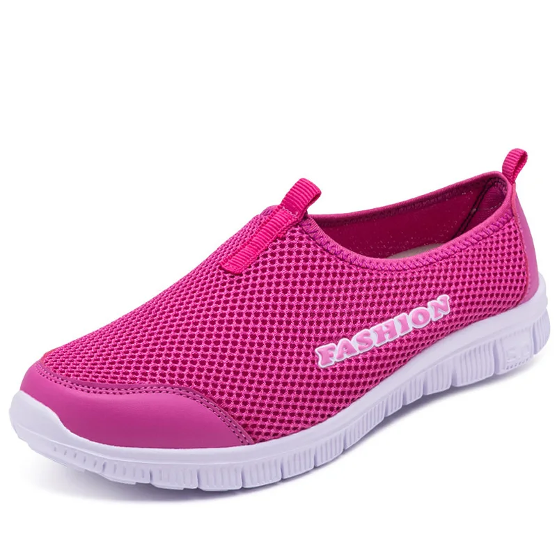 

Breathable Mesh Summer Shoes Woman Comfortable Cheap Women Flats 2019 Outdoor Shallow Comfort Shoes for Women W-703