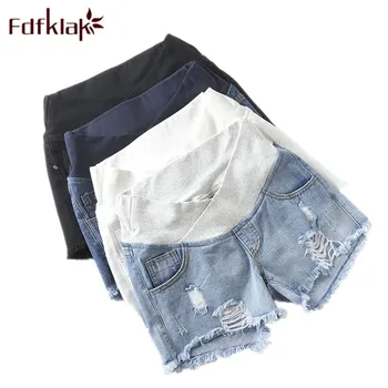 

Fdfklak 2020 Summer Maternity Jeans Pants Denim Shorts Pregnancy Jeans For Pregnant Women Mother's Clothes Clothing M-XXL F228