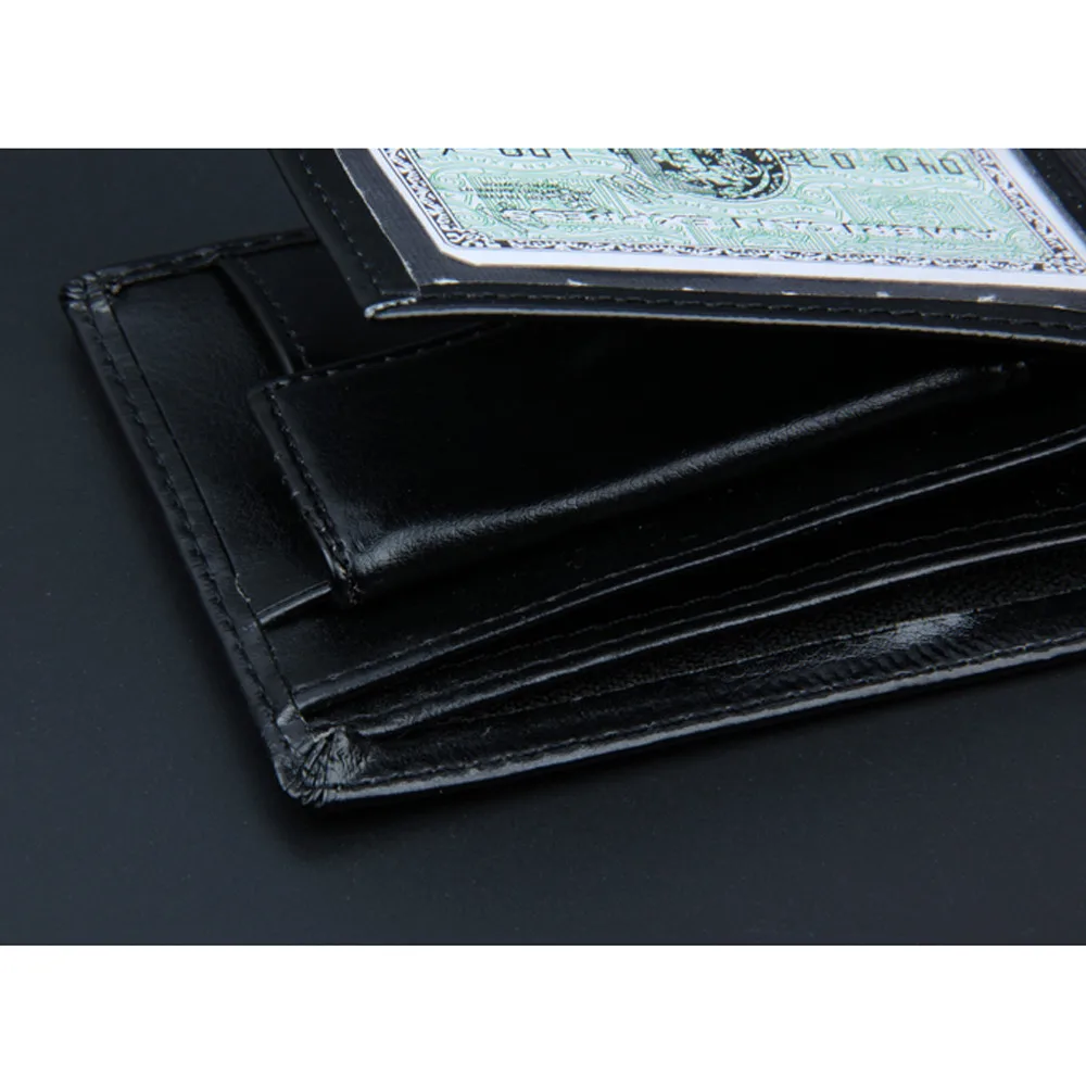 Мезон Фабр кошелек для мужчин складной деловой кожаный бумажник ID держатель для карт Портмоне карманы сумки для женщин