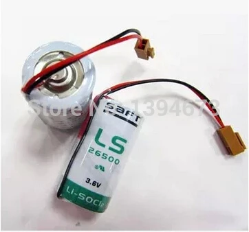 Литиевая батарея SAFT LS26500 26500 3 6 В 7700 мА · ч тип 2 C с разъемом | Электроника