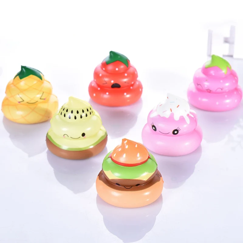 

Squishy Stool Kawai Soft Squishy Toy Crazy Expression Slow Rebound Simulation Stool Toys Anti-stress Relieve Toys for Children