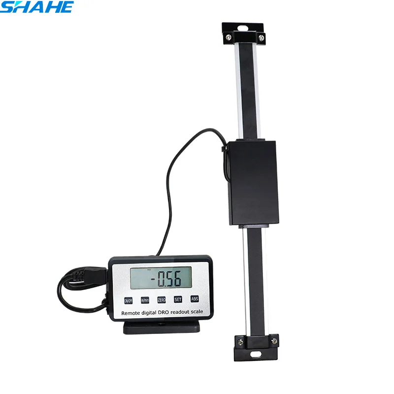 Shahe 0-200 мм Цифровая Линейная Шкала дистанционная цифровая индикация линейная шкала внешний дисплей линейка с ЖК-основанием