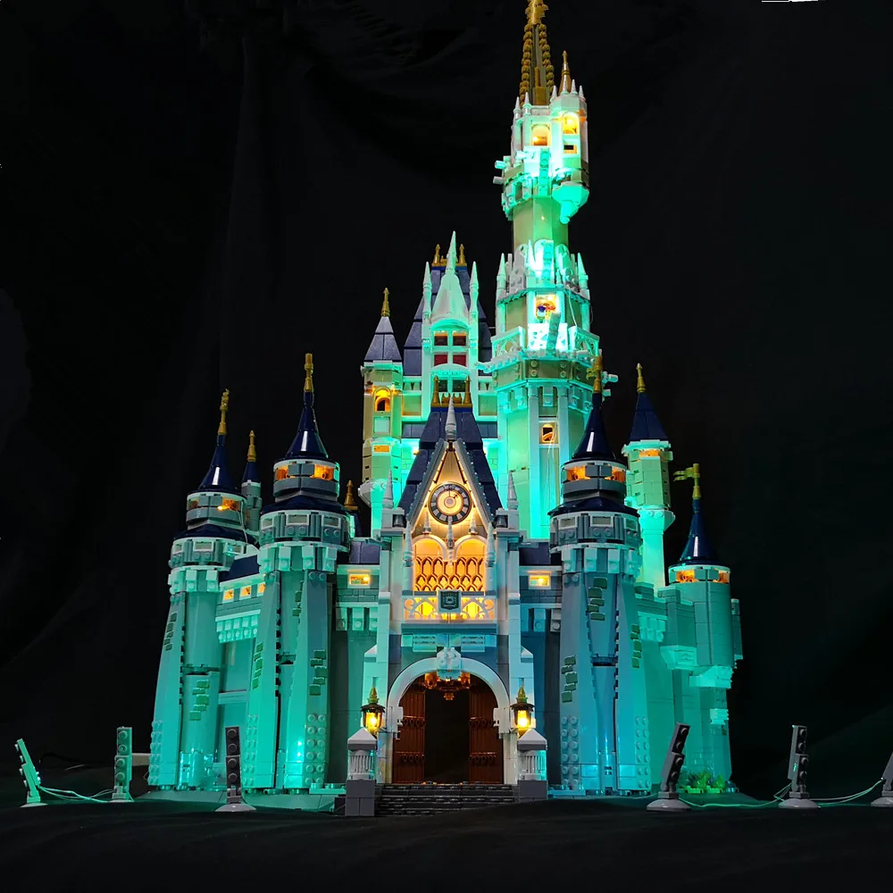 

LED Light Kit (only light included) for 71040/ 16008 Cinderella Princess Castle blocks building ( the castle not included)