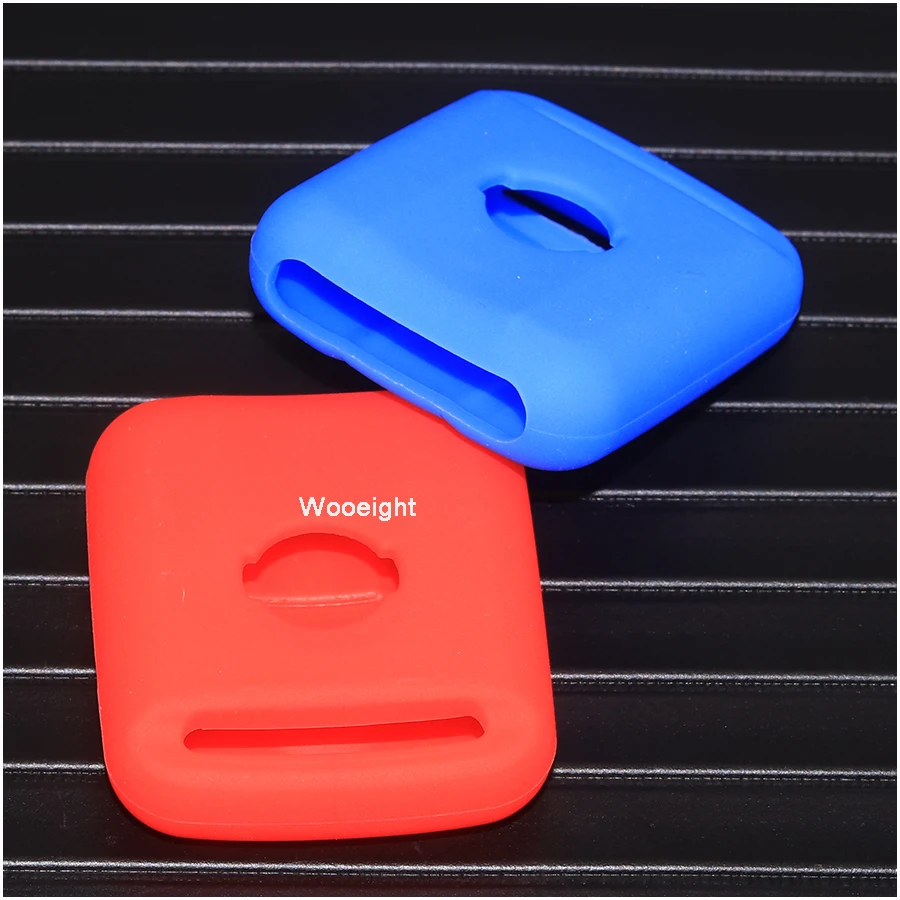 Wooeight 2 Buttons Silicone Remote Car FOB Key Silicone Case Shell For Nissan Qashqai Micra Navara Almera Note E11 Patrol Y61 (6)