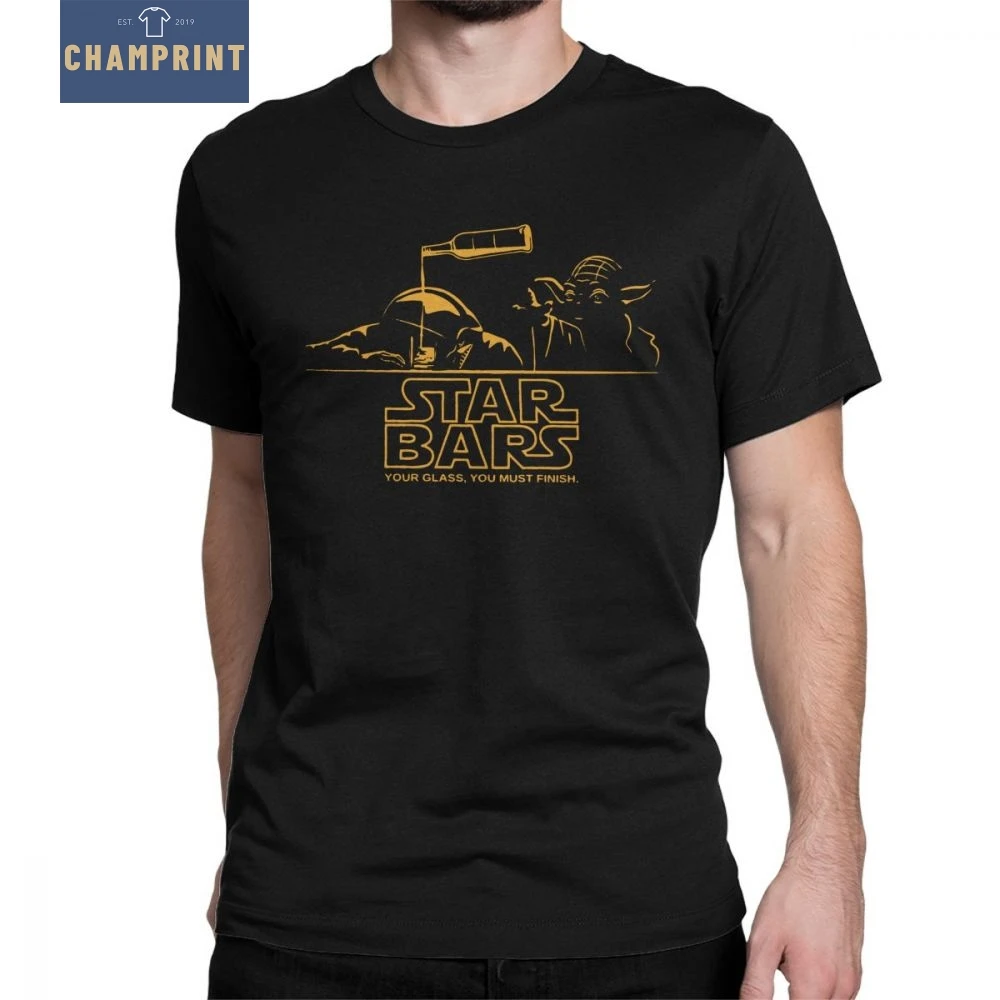 

Star Wars T Shirt Your Glass You Must Funish T-Shirt Man Short Sleeve Funny Tees Round Neck Purified Cotton Clothes New