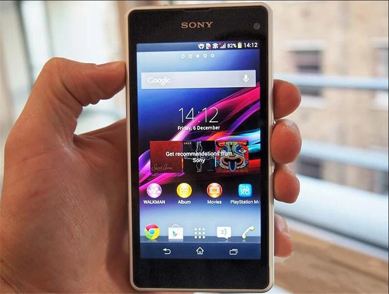 sony Xperia Z1 Compact D5503 разблокированный 3G/4G Android четырехъядерный 2 Гб ram 4," 20.7MP wifi gps 16 Гб хранения мобильного телефона